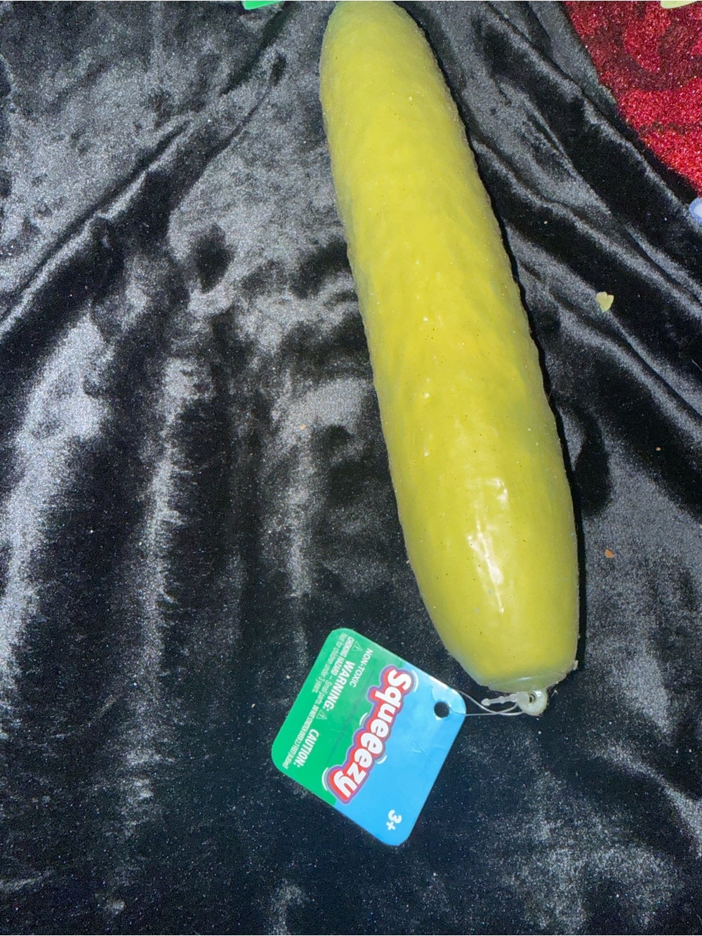Squeezey Pickle Toy - Lime Green